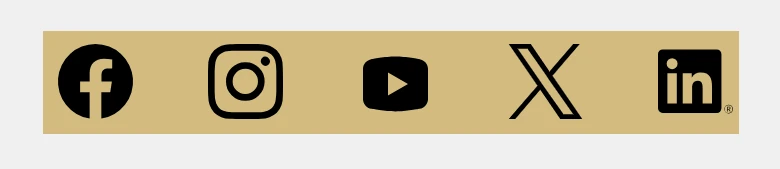 Symbole für diverse soziale Medien wie z.B. Facebook und Instagram
